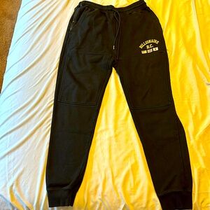 BILLIONARE BOYS CLUB, BLACK SWEATPANTS SIZE M